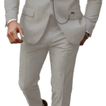 חליפת חתן SUPER SLIM FIT - אפור בהיר