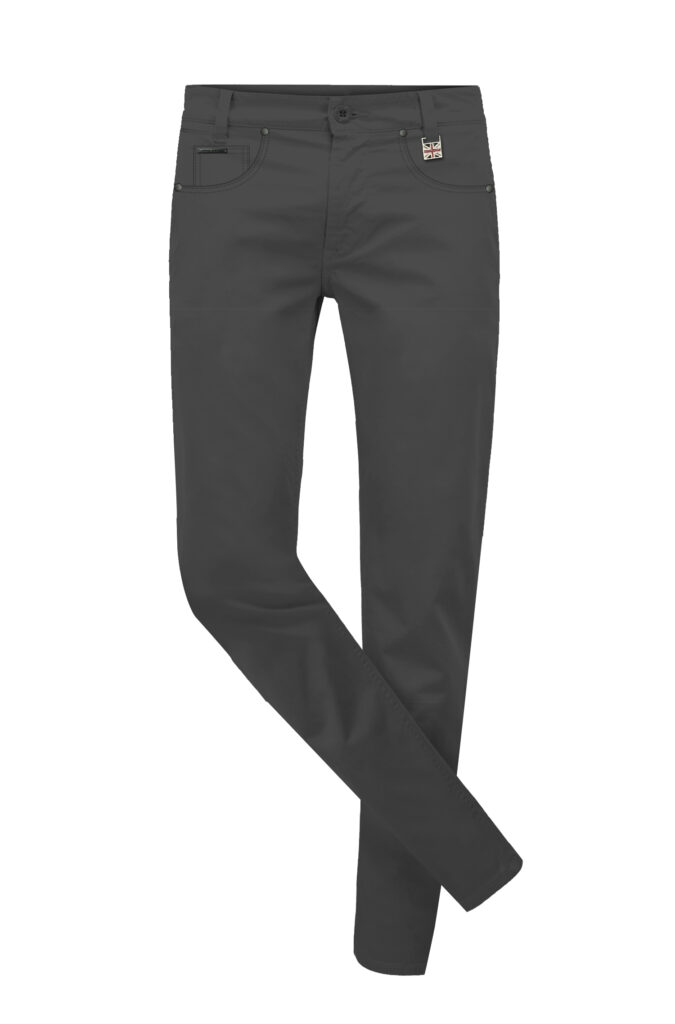 מכנסיים לגבר י 5Pockets -אפור כהה