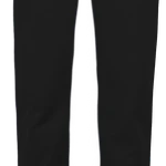 מכנסיים לגבר כותנה Slim Straight - שחור