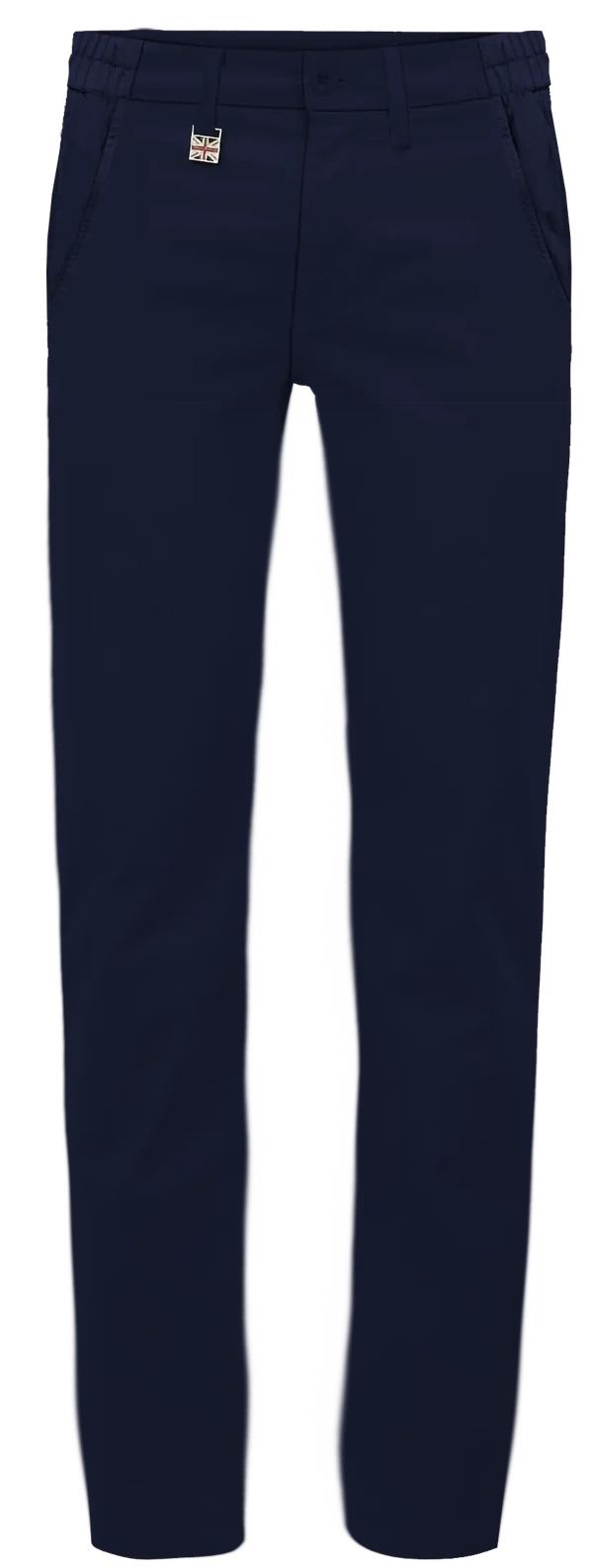 מכנסיים לגבר כותנה Slim Straight - כחול