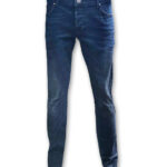 מכנסיים לגבר ג׳ינס Slim Fit- כחול