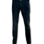מכנסיים לגבר ג׳ינס Slim Fit  - שחור