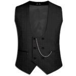 חליפה לגבר ווסט SUPER SLIM FIT  - שחור