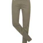 מכנסיים לגבר Skinny Cotton/Stretch –  בז'