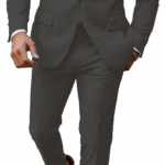 חליפת חתן SUPER SLIM FIT - אפור כהה