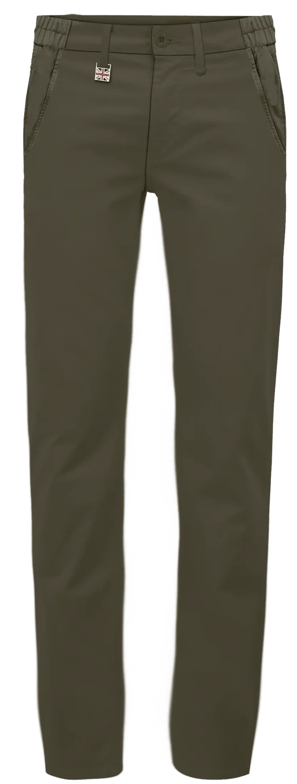 מכנסיים לגבר כותנה Slim Straight - חום