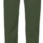 מכנסיים לגבר כותנה Slim Straight - ירוק אוליב